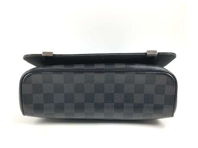 Borsa a tracolla con flap District PM NM Damier Graphite Louis Vuitton Nero - vista 5