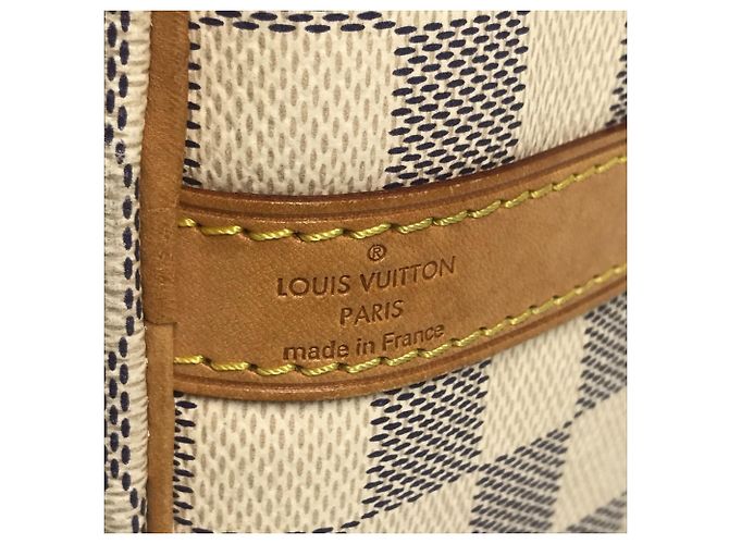 Borsa Speedy Bandoulière 25 Damier Azur di Louis Vuitton Bianco - vista 10