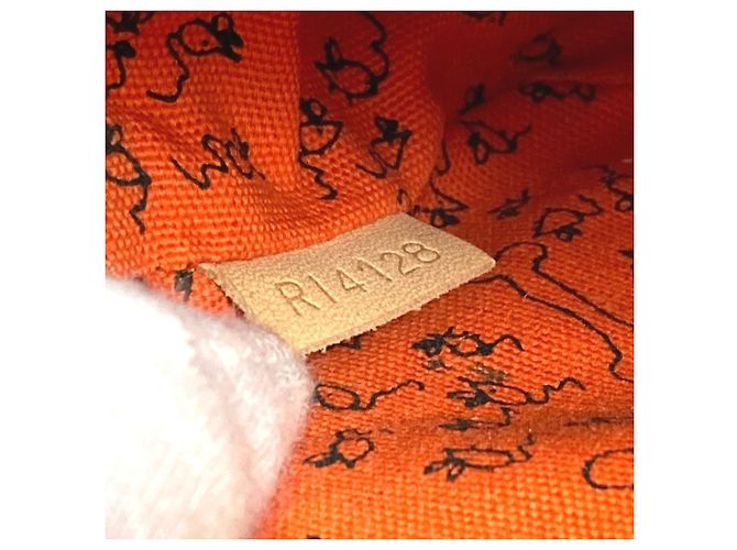 Louis Vuitton Monogram Catgram Pochette Tasche Braun Orange - Ansicht 6