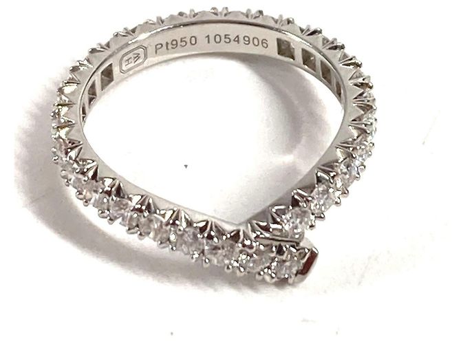Diamantring aus Platin Ribbon von HARRY WINSTON Silber - Ansicht 2