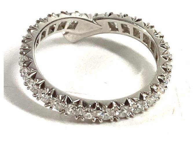 Diamantring aus Platin Ribbon von HARRY WINSTON Silber - Ansicht 4
