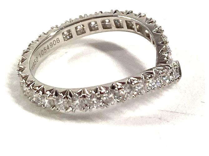 Diamantring aus Platin Ribbon von HARRY WINSTON Silber - Ansicht 5