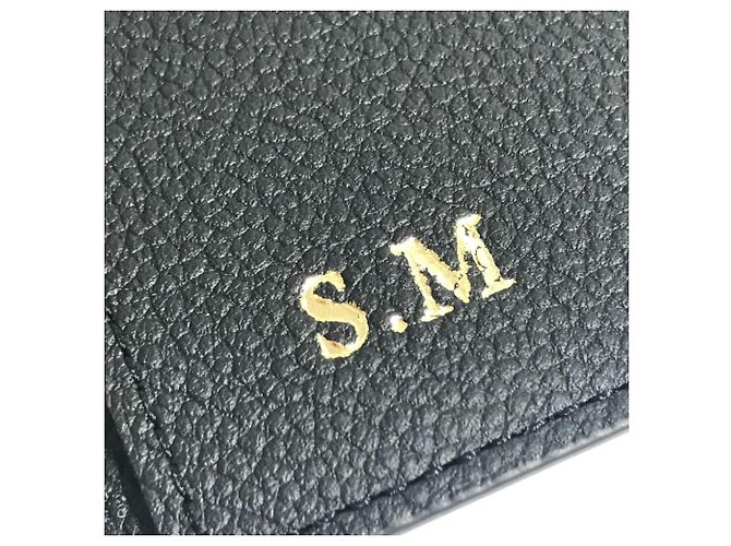 Copri-passaporto Monogram Empreinte Louis Vuitton Nero - vista 11