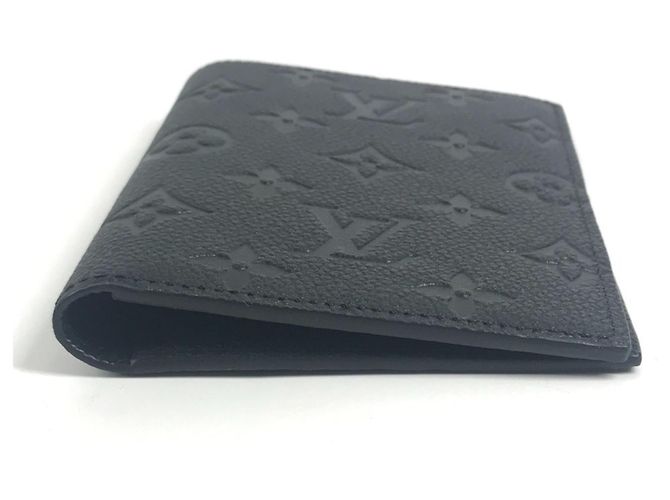 Copri-passaporto Monogram Empreinte Louis Vuitton Nero - vista 3