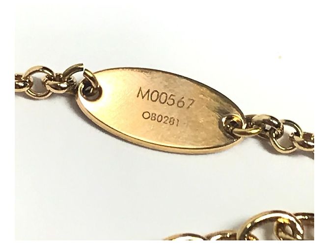 Collana in oro Cadena Logo di Louis Vuitton D'oro - vista 7