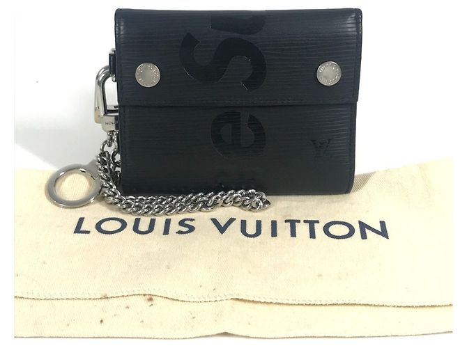 Louis Vuitton Epi Leather Chain Wallet Black - Ansicht 14