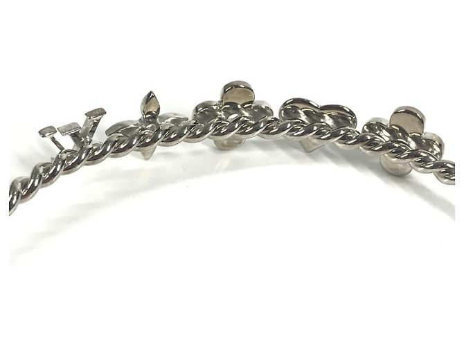 Accessorio per capelli in metallo Monogram Louis Vuitton Argento Bianco - vista 10