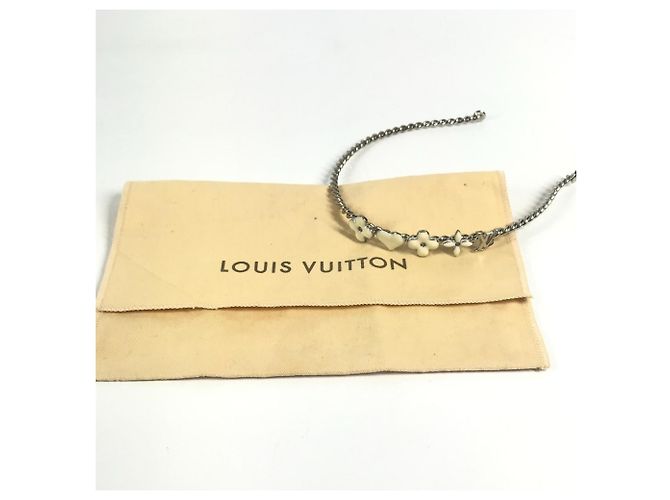 Accessorio per capelli in metallo Monogram Louis Vuitton Argento Bianco - vista 11
