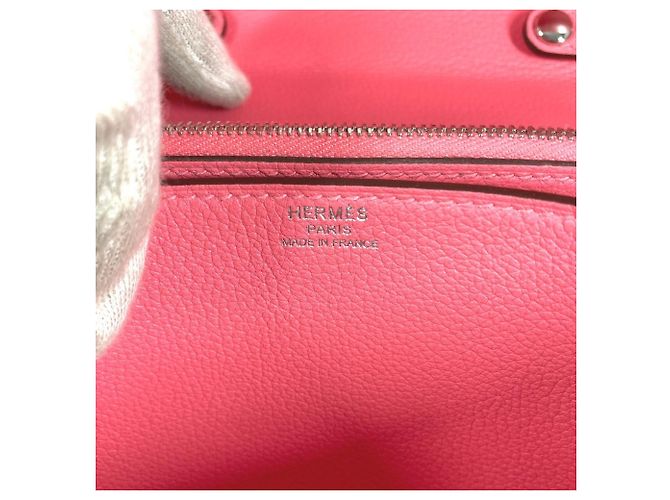 Pochette Flap Mini Convoyeur Hermès Rosa - vista 13