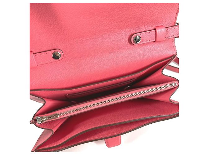 Pochette Flap Mini Convoyeur Hermès Rosa - vista 14