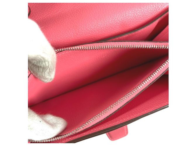 Pochette Flap Mini Convoyeur Hermès Rosa - vista 15