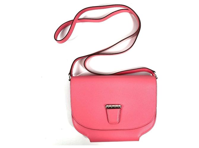 Pochette Flap Mini Convoyeur Hermès Rosa - vista 2