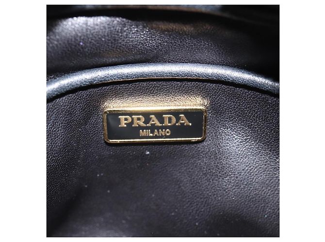 Borsa a tracolla Prada Bow in pelle nappa - vista 6