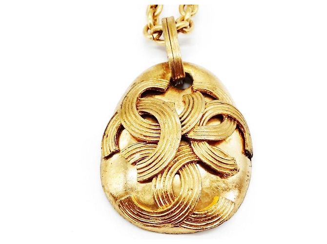 Pendente vintage di Chanel Gold hardware - vista 2
