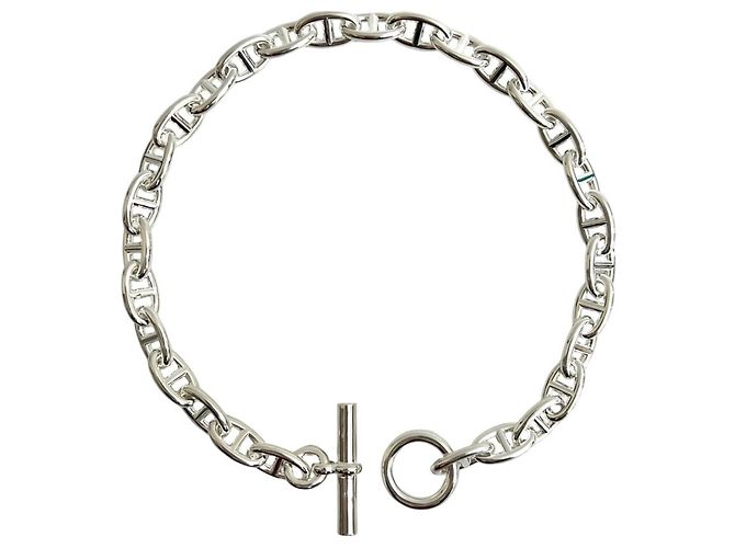 Collar Chaine d'Ancre GM de Hermès Plata - vista 5