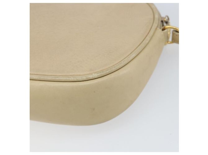 Borsa a Spalla in Pelle Beige Oro GUCCI 007 112 0094 Auth ep13291 D'oro - vista 12