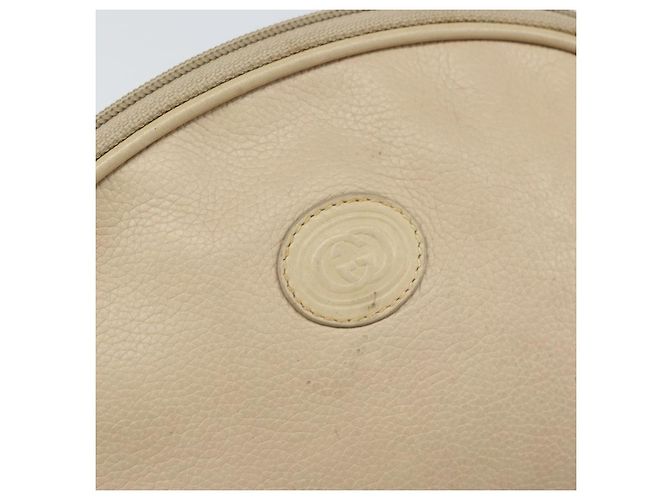 Borsa a Spalla in Pelle Beige Oro GUCCI 007 112 0094 Auth ep13291 D'oro - vista 14