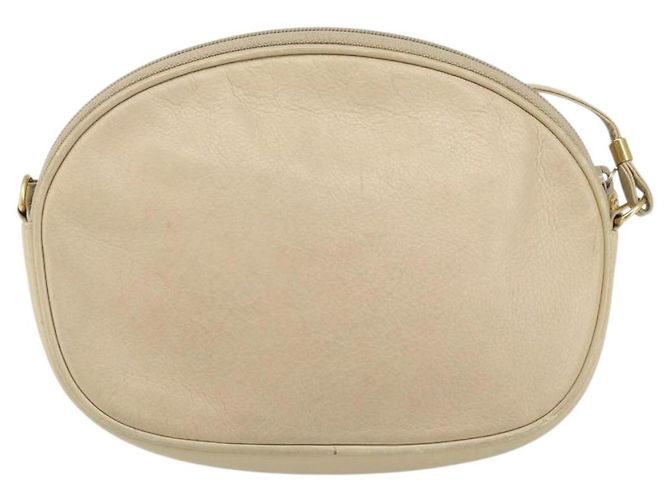 Borsa a Spalla in Pelle Beige Oro GUCCI 007 112 0094 Auth ep13291 D'oro - vista 3