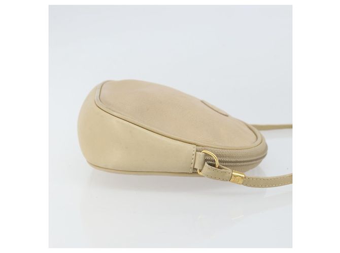 Borsa a Spalla in Pelle Beige Oro GUCCI 007 112 0094 Auth ep13291 D'oro - vista 4