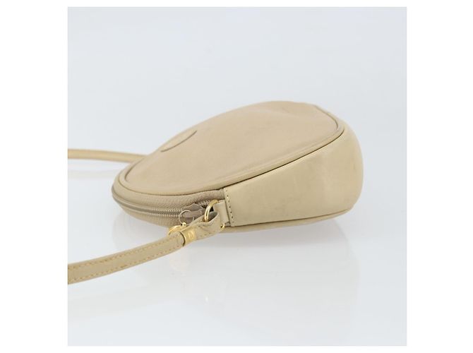 Borsa a Spalla in Pelle Beige Oro GUCCI 007 112 0094 Auth ep13291 D'oro - vista 5