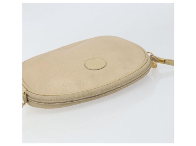 Borsa a Spalla in Pelle Beige Oro GUCCI 007 112 0094 Auth ep13291 D'oro - vista 6