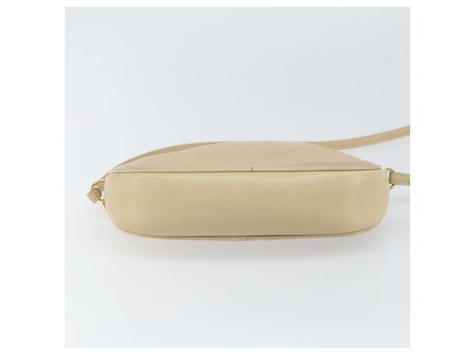 Borsa a Spalla in Pelle Beige Oro GUCCI 007 112 0094 Auth ep13291 D'oro - vista 9