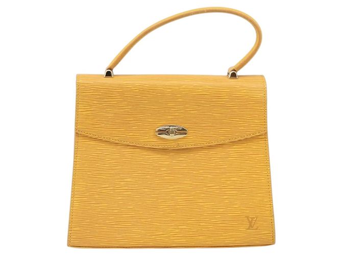 LOUIS VUITTON Borsa a Mano Epi Malesherbes Tassili Giallo Jonne M52379 Auth 169040 - vista 13