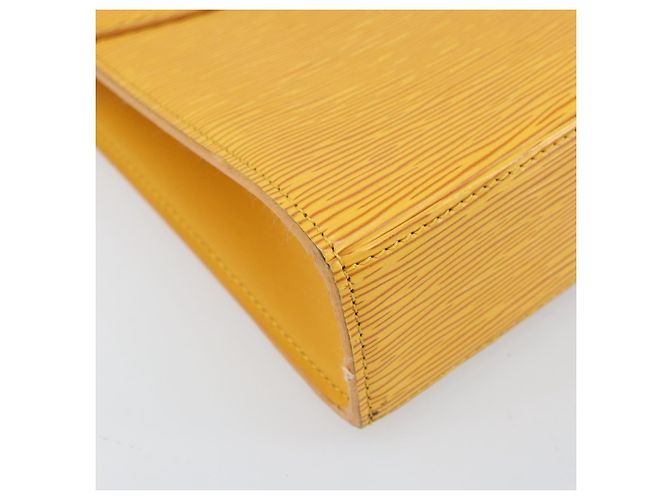 LOUIS VUITTON Borsa a Mano Epi Malesherbes Tassili Giallo Jonne M52379 Auth 169040 - vista 14