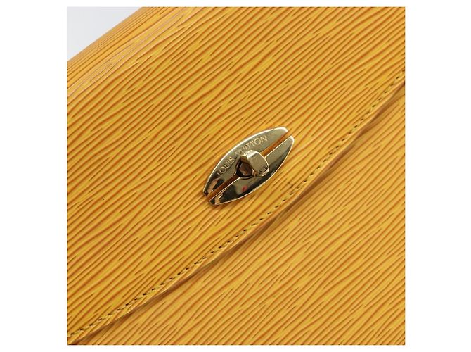 LOUIS VUITTON Borsa a Mano Epi Malesherbes Tassili Giallo Jonne M52379 Auth 169040 - vista 17