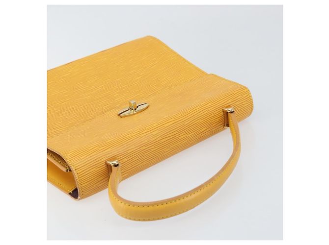 LOUIS VUITTON Borsa a Mano Epi Malesherbes Tassili Giallo Jonne M52379 Auth 169040 - vista 6