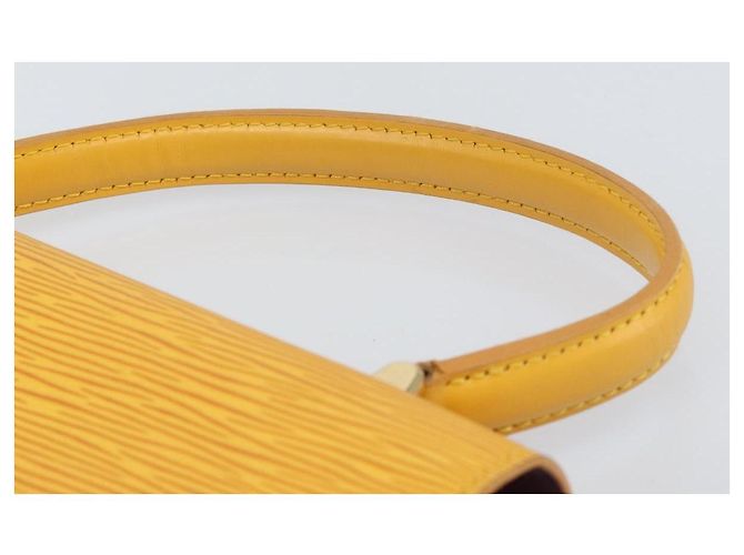 LOUIS VUITTON Borsa a Mano Epi Malesherbes Tassili Giallo Jonne M52379 Auth 169040 - vista 8