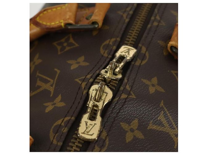 LOUIS VUITTON Monogram Keepall Bandouliere 55 Borsa Boston M41414 LV Auth 166551 Monogramma - vista 20