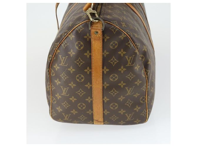LOUIS VUITTON Monogram Keepall Bandouliere 55 Borsa Boston M41414 LV Auth 166551 Monogramma - vista 5