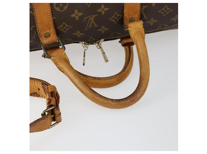 LOUIS VUITTON Monogram Keepall Bandouliere 55 Borsa Boston M41414 LV Auth 166551 Monogramma - vista 9
