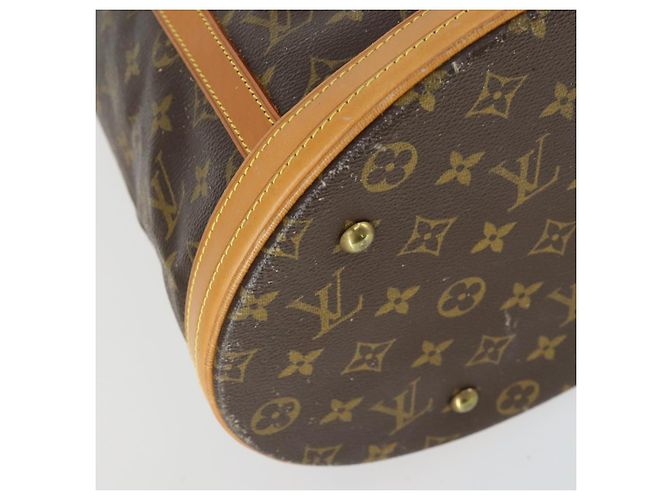 LOUIS VUITTON Borsa a Spalla Monogram Bucket GM M42236 LV Auth 163459 Monogramma - vista 14