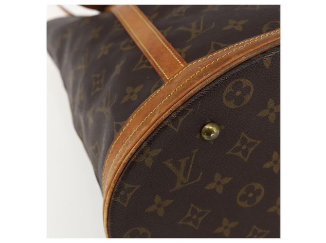 LOUIS VUITTON Borsa a Spalla Monogram Bucket GM M42236 LV Auth 171423 Monogramma - vista 14