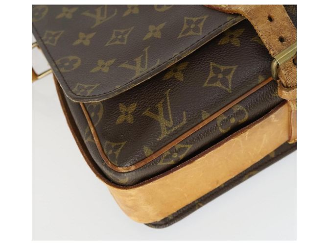LOUIS VUITTON Borsa a Spalla Monogram Cartouchiere GM M51252 LV Auth BA10012 Monogramma - vista 11