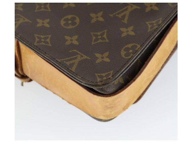 LOUIS VUITTON Borsa a Spalla Monogram Cartouchiere GM M51252 LV Auth BA10012 Monogramma - vista 12