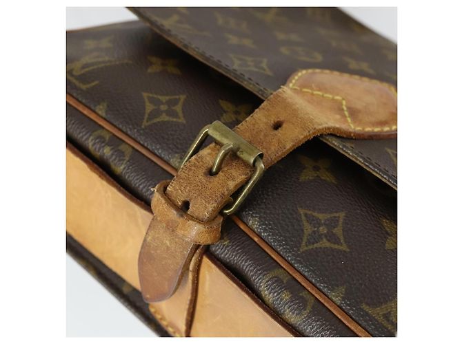 LOUIS VUITTON Borsa a Spalla Monogram Cartouchiere GM M51252 LV Auth BA10012 Monogramma - vista 15