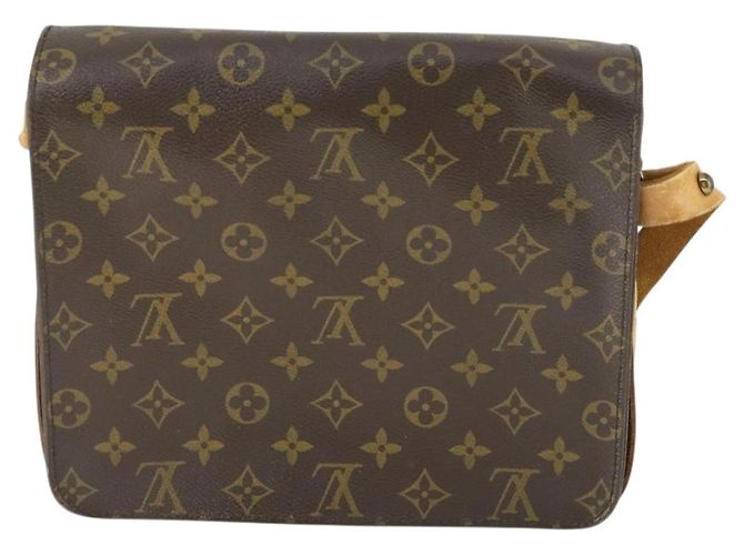LOUIS VUITTON Borsa a Spalla Monogram Cartouchiere GM M51252 LV Auth BA10012 Monogramma - vista 3