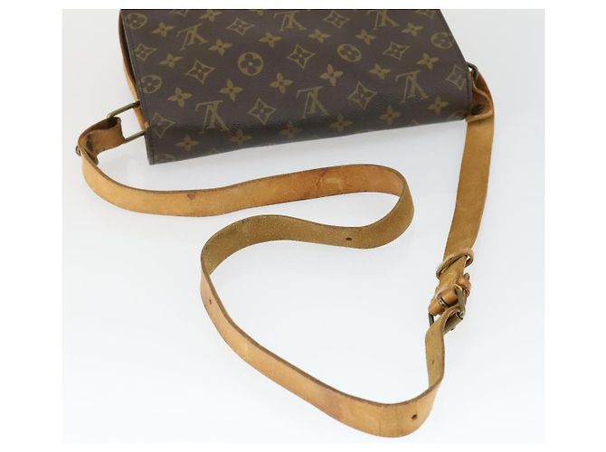 LOUIS VUITTON Borsa a Spalla Monogram Cartouchiere GM M51252 LV Auth BA10012 Monogramma - vista 7