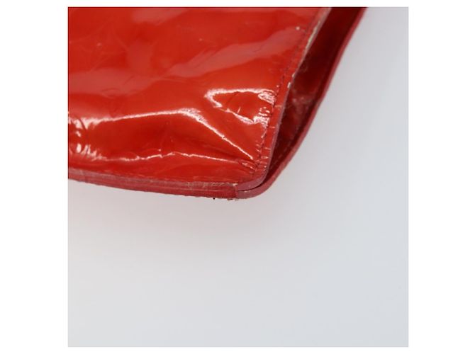 LOUIS VUITTON Borsa Tote Stanton Monogram Vernis Rossa M91078 LV Auth 169097 Rosso - vista 10