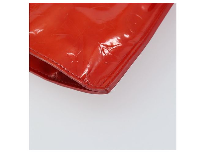LOUIS VUITTON Borsa Tote Stanton Monogram Vernis Rossa M91078 LV Auth 169097 Rosso - vista 11