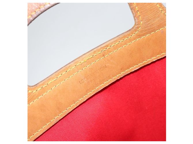 LOUIS VUITTON Borsa Tote Stanton Monogram Vernis Rossa M91078 LV Auth 169097 Rosso - vista 15