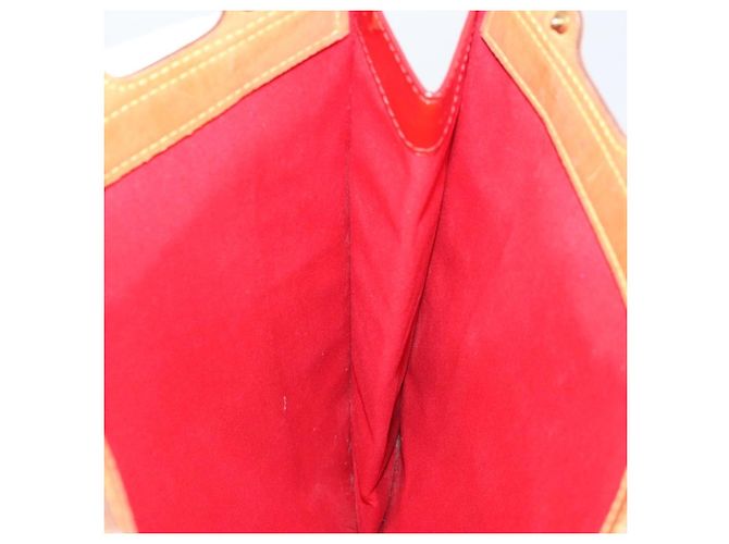 LOUIS VUITTON Borsa Tote Stanton Monogram Vernis Rossa M91078 LV Auth 169097 Rosso - vista 18