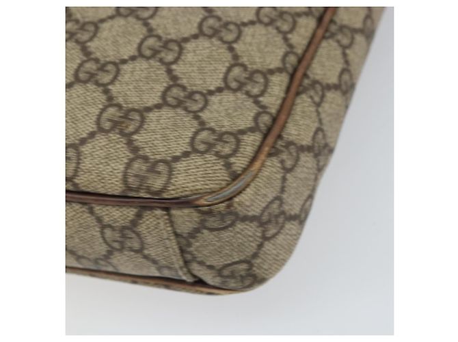 Gucci Bolso de Hombro GG Supreme de PVC Cuero Beige 92551 Auth ka2120 - vista 10