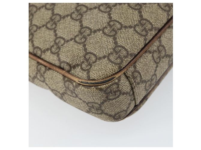 Gucci Bolso de Hombro GG Supreme de PVC Cuero Beige 92551 Auth ka2120 - vista 13
