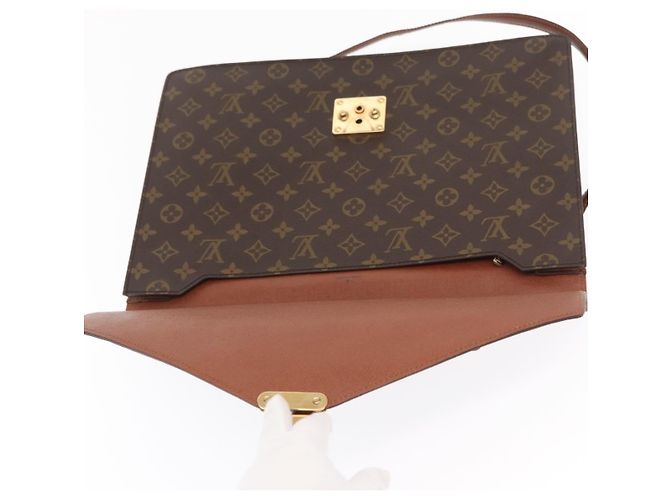 LOUIS VUITTON Borsa Porta Documenti a Tracolla Monogram M53338 LV Auth 170612 Monogramma - vista 20