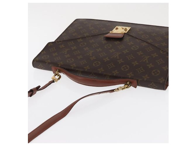 LOUIS VUITTON Borsa Porta Documenti a Tracolla Monogram M53338 LV Auth 170612 Monogramma - vista 6
