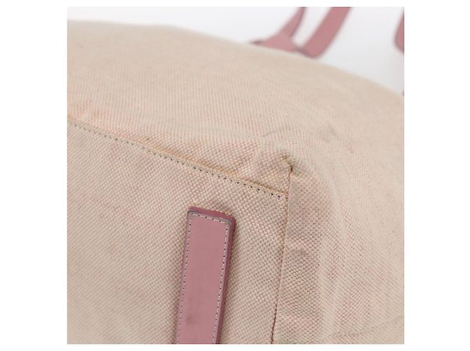 Prada Tote Bag aus Canvas Rosa Silber Auth bs33108 Pink - Ansicht 10